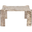 Meridian Furniture Ravello Beige Genuine Marble Coffee Table