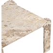 Meridian Furniture Ravello Beige Genuine Marble Coffee Table