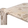 Meridian Furniture Ravello Beige Genuine Marble Coffee Table