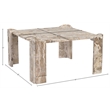 Meridian Furniture Ravello Beige Genuine Marble Coffee Table