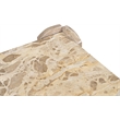 Meridian Furniture Ravello Beige Genuine Marble End / Side Table