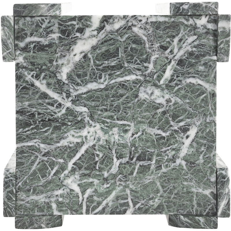 Meridian Furniture Ravello Green Genuine Marble End / Side Table