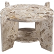 Meridian Furniture Soriano Beige Genuine Marble Coffee Table