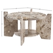 Meridian Furniture Soriano Beige Genuine Marble Coffee Table