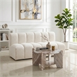Meridian Furniture Soriano Brown Genuine Marble Coffee Table
