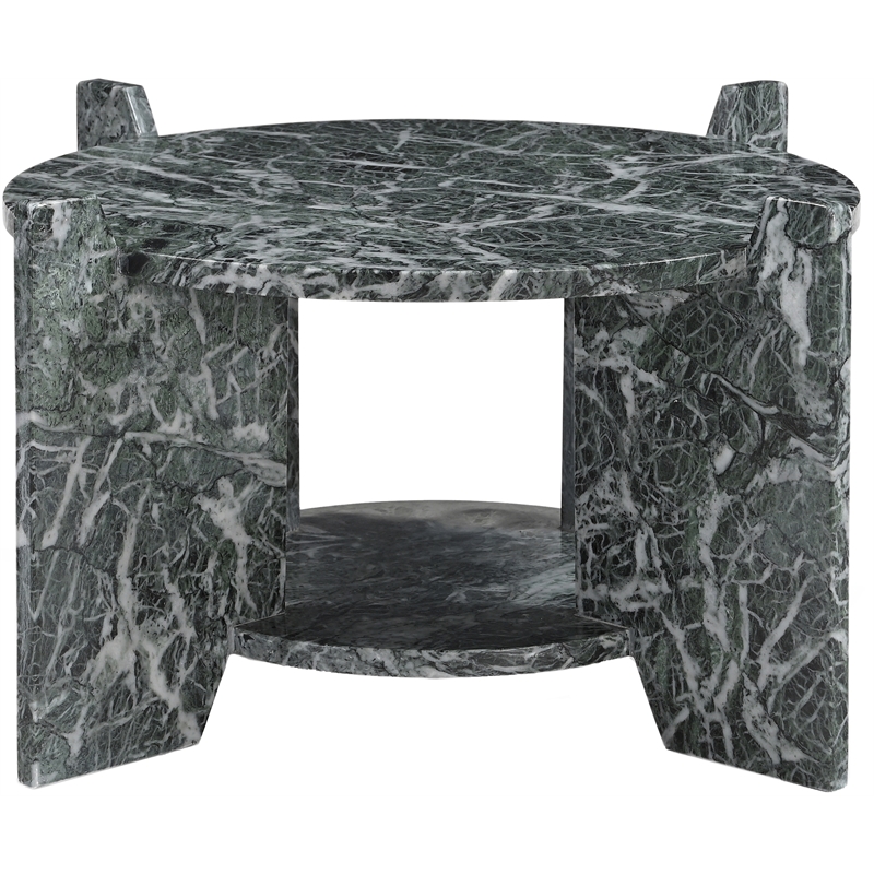 Meridian Furniture Soriano Green Genuine Marble Coffee Table