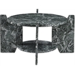 Meridian Furniture Soriano Green Genuine Marble Coffee Table