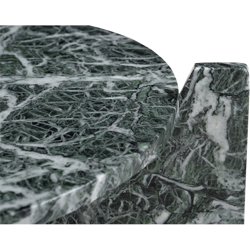Meridian Furniture Soriano Green Genuine Marble Coffee Table