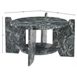 Meridian Furniture Soriano Green Genuine Marble Coffee Table
