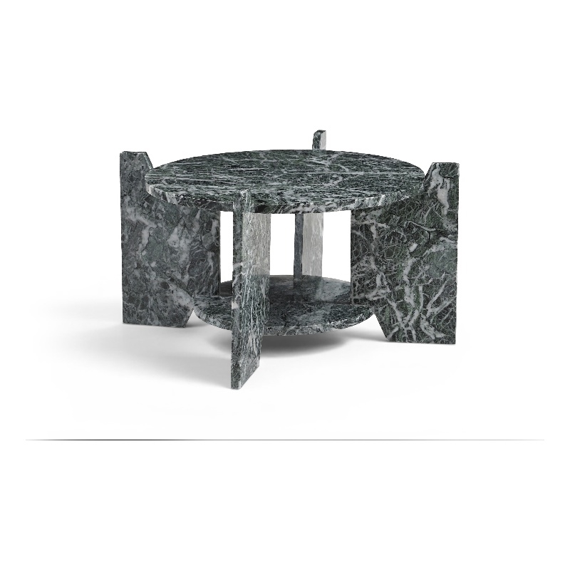 Meridian Furniture Soriano Green Genuine Marble Coffee Table