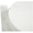 Meridian Furniture Soriano White Genuine Marble Coffee Table