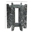 Meridian Furniture Soriano Green Genuine Marble End / Side Table