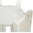 Meridian Furniture Soriano White Genuine Marble End / Side Table
