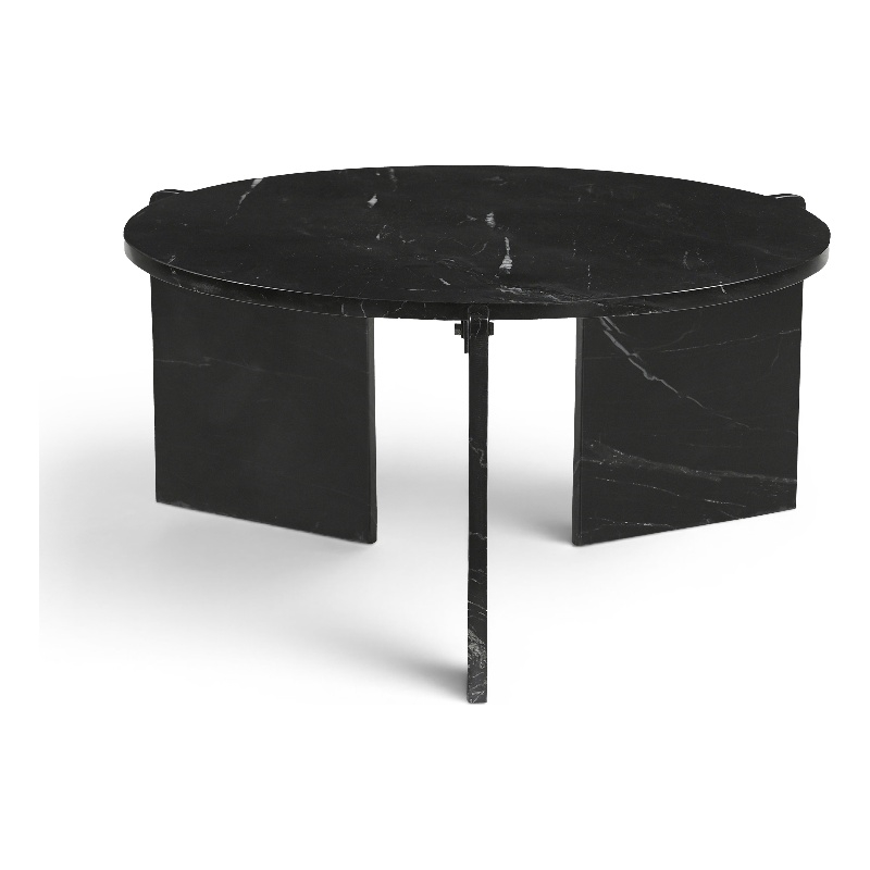 Meridian Furniture Vernazza Black Genuine Marble Coffee Table