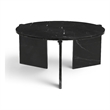 Meridian Furniture Vernazza Black Genuine Marble Coffee Table