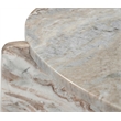 Meridian Furniture Vernazza Brown Genuine Marble Coffee Table