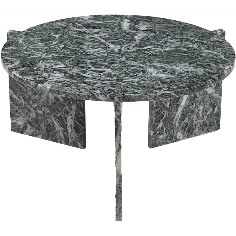 Meridian Furniture Vernazza Green Genuine Marble Coffee Table
