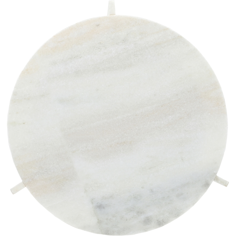 Meridian Furniture Vernazza White Genuine Marble Coffee Table