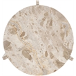 Meridian Furniture Vernazza Beige Genuine Marble End / Side Table