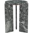 Meridian Furniture Vernazza Green Genuine Marble End / Side Table