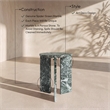 Meridian Furniture Vernazza Green Genuine Marble End / Side Table