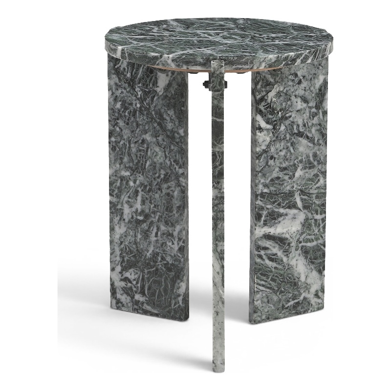 Meridian Furniture Vernazza Green Genuine Marble End / Side Table