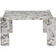 Meridian Furniture Ravello Alaska Genuine Marble Coffee Table