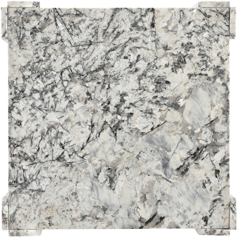 Meridian Furniture Ravello Alaska Genuine Marble Coffee Table