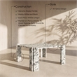 Meridian Furniture Ravello Alaska Genuine Marble Coffee Table