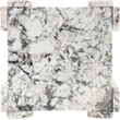 Meridian Furniture Ravello Alaska Genuine Marble End / Side Table