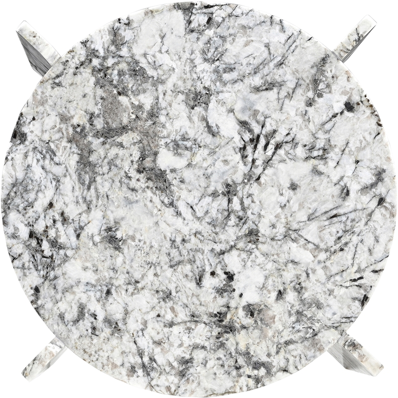Meridian Furniture Soriano Alaska Genuine Marble Coffee Table