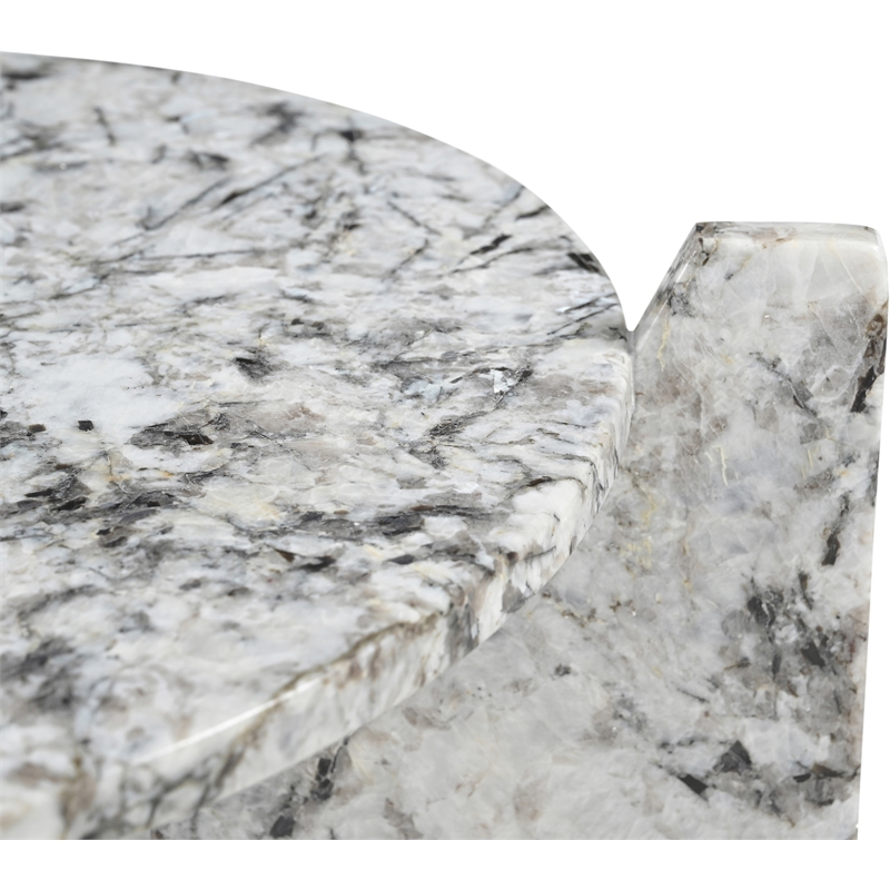 Meridian Furniture Soriano Alaska Genuine Marble Coffee Table