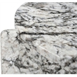 Meridian Furniture Vernazza Alaska Genuine Marble Coffee Table