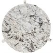 Meridian Furniture Vernazza Alaska Genuine Marble End / Side Table