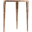 Meridian Furniture Gild Beige Genuine Marble Top End / Side Table