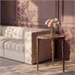 Meridian Furniture Gild Brown Genuine Marble Top End / Side Table