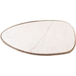 Meridian Furniture Gild White Genuine Marble Top And Aluminum Base Coffee Table