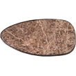 Meridian Furniture Gild Beige Genuine Marble Top And Aluminum Base Coffee Table