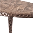 Meridian Furniture Gild Beige Genuine Marble Top End / Side Table