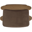 Meridian Furniture Wren Brown Velvet Performance Fabric Coffee Table