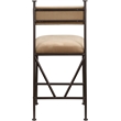 Meridian Furniture Monarch Beige Velvet Upholstered Counter Stool (Set of 2)