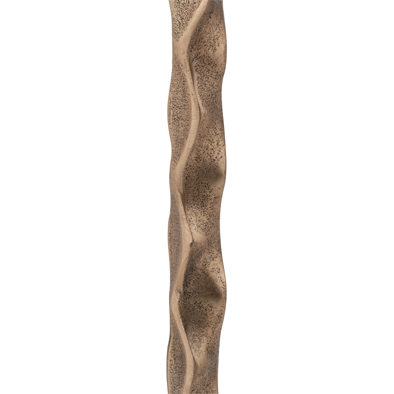 Meridian Furniture Helix Beige Genuine Marble Top End / Side Table