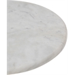 Meridian Furniture Helix White Genuine Marble Top End / Side Table