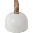 Meridian Furniture Helix White Genuine Marble Top End / Side Table