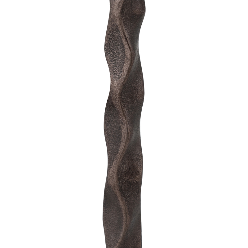 Meridian Furniture Helix Brown Genuine Marble Top End / Side Table