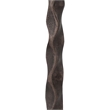 Meridian Furniture Helix Brown Genuine Marble Top End / Side Table