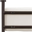 Meridian Furniture Monarch Cream Velvet Upholstered Counter Stool (Set of 2)