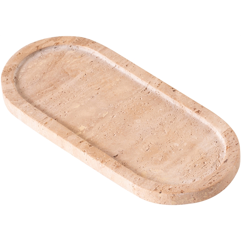 Meridian Furniture Vanta Travertine Travertine 2pc. Tray
