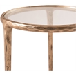 Meridian Furniture Evren Glass Top 2pc Nesting End / Side Table