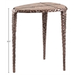 Meridian Furniture Gild Brown Genuine Marble Top End / Side Table